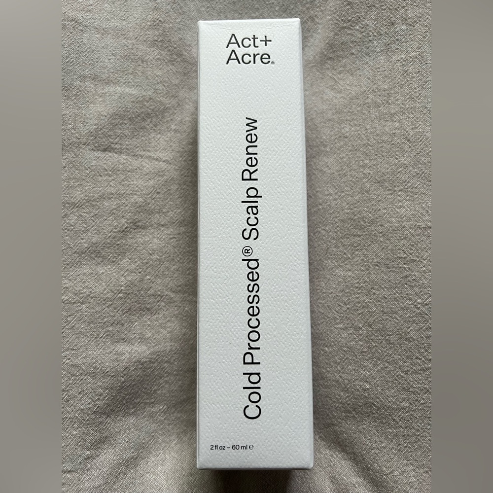 Act + acre cold processed scalp renew